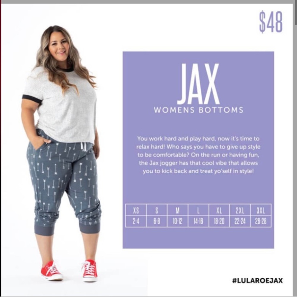 Lularoe Jax joggers.  Size 2XL.  NWT - Picture 5 of 5